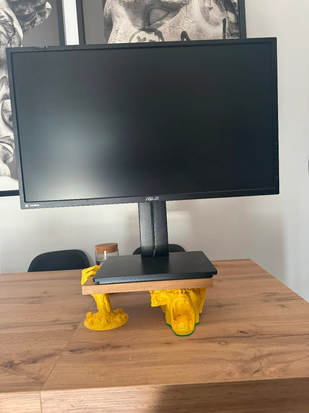 Zombie Monitor Riser and PS5 Controller Holder