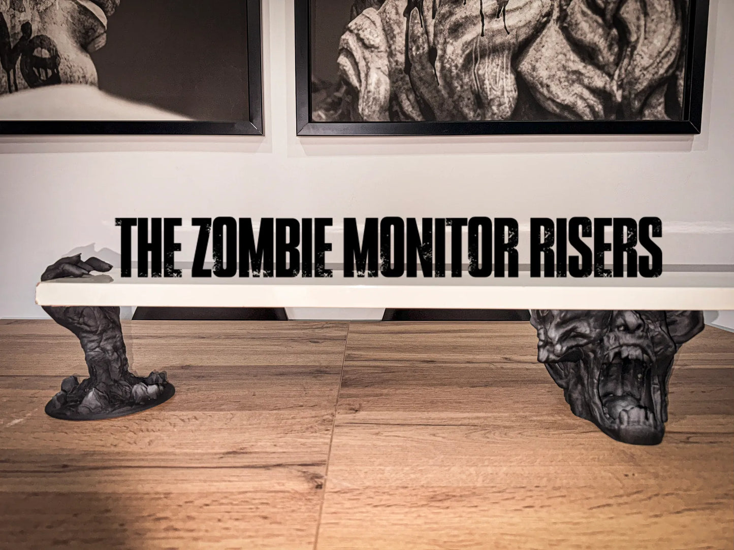 Zombie Monitor Riser and PS5 Controller Holder