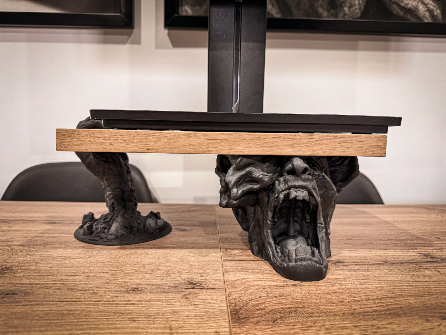 Zombie Monitor Riser and PS5 Controller Holder