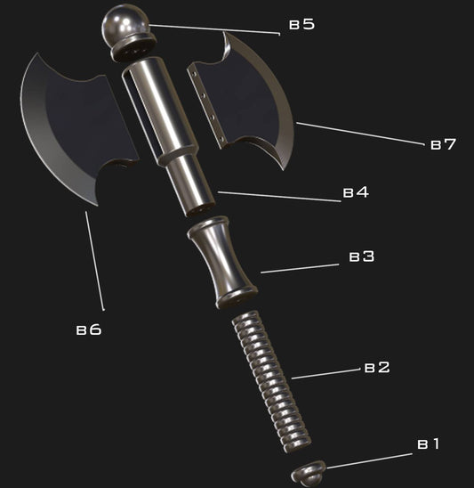 MOTU He-Man Power Axe Cosplay Weapon DIY Kit